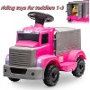 6V Ride on Truck for Toddlers - Electric Car w/Spacious Storage, Music, LED Lights, Rechargeable Battery & Easy Start Button - 4 of 4