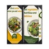 WeChef 5 Pack Menu Covers 4.25"x11" 4 View Angled Corners Wine List Restaurant - 3 of 4