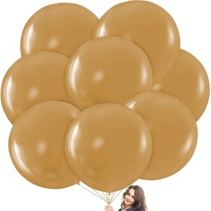 Prextex 36'' Giant Balloons - Gold - 8 Pieces - 1 of 4