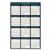 Four Season Erasable Business/Academic Recycled Wall Calendar, 24 x 37, 12-Month(July-June):2024-2025, 12-Month(Jan-Dec):2025 - 3 of 3