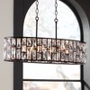 Vienna Full Spectrum Sofie Black Linear Pendant Chandelier 32 1/2" Wide Modern Industrial Crystal 6-Light Fixture for Dining Room Foyer Kitchen Island - 2 of 4