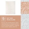 TOWN & COUNTRY EVERYDAY Lane Painterly Wave Soft Felt Everwash®, Machine Washable Area Rug with Non-Slip Backing, Modern Rug - 3 of 4