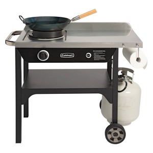 Cuisinart Outdoor Wok Cooking Station 50000 BTU Gas Grill CGG-1265 Black - 1 of 4