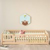 ROOMTEC Floor Bed with Safety Guardrails and Door for Kids - 2 of 4