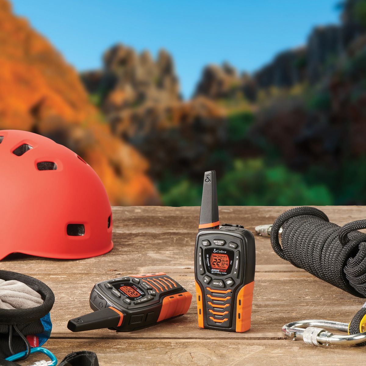 Cobra® microTALK® ACXT645 Rechargeable Walkie-Talkies for Family with NiMH Batteries, up to 35-Mile Range, FRS 22 Channels, Waterproof, NOAA®, Pa... - thumbnail 4