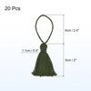 Unique Bargains Cotton Mini Hanging Loop DIY Functional Bookmark Tassels 20 Pcs - 2 of 4
