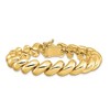 Black Bow Jewelry 14k Yellow Gold 12mm Polished San Marco Chain Bracelet - 3 of 4