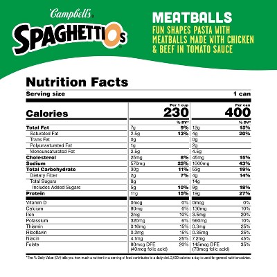 SpaghettiOs Super Mario Bros Canned Pasta with Meatballs- 15.6oz_6