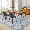 coucheta Vintage Neutral Printed Pattern Area Rug, Washable Boho Stain-Resistant Non-Slip Large Soft Carpet, for Living Room, Bedroom, Home Office - 3 of 4