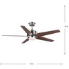 Progress Lighting Byars 54" Ceiling Fan with LED Light Kit, Brushed Nickel, Reversible Blades, Remote Control - 3 of 4