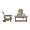 WestinTrends  3-Piece Outdoor Paio Adirondack Conversation Set - 3 of 4