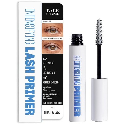 Babe Original Intensifying Lash & Mascara Primer and Lash Mask with Peptides, Shea Butter and Castor Seed Oil (0.21 oz)