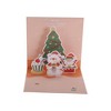 Unique Bargains Christmas Greeting Card Multicolor 4.7"x4.7" 1 Set - 3 of 4
