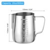 Unique Bargains Coffee Machine Accessories Stainless Steel Milk Frothing Pitcher with Latte Art Pen - 2 of 3