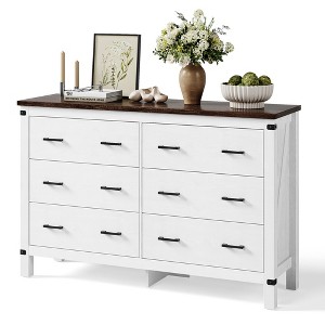 Dresser for Bedroom, Modern Dressers with Spacious Storage and Metal Handles - 1 of 4