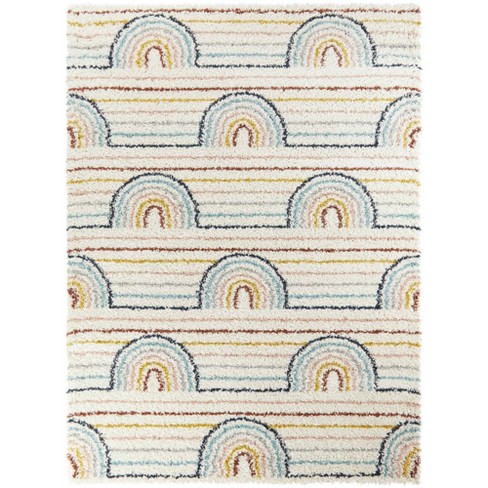 5'3x7' Hailey Rainbow Striped Kids' Rug - Balta Rugs : Target