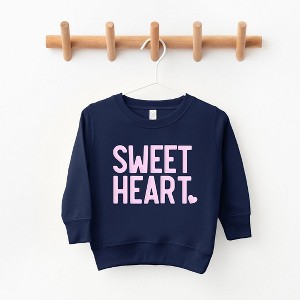 The Juniper Shop Sweetheart Puff Print Toddler Graphic Sweatshirt - 1 of 3