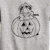 Boys' - Garfield - Boo Pumpkin Graphic Long Sleeve Fleece Sweatshirt - 2 of 4