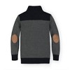 Hope & Henry Boys' Organic Contrast Sweater with Elbow Patches, Infant - image 4 of 4