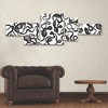 Trademark Fine Art Treechild Abstract Thin Lines Pattern 3 Piece Panel Set Art - 3 of 3