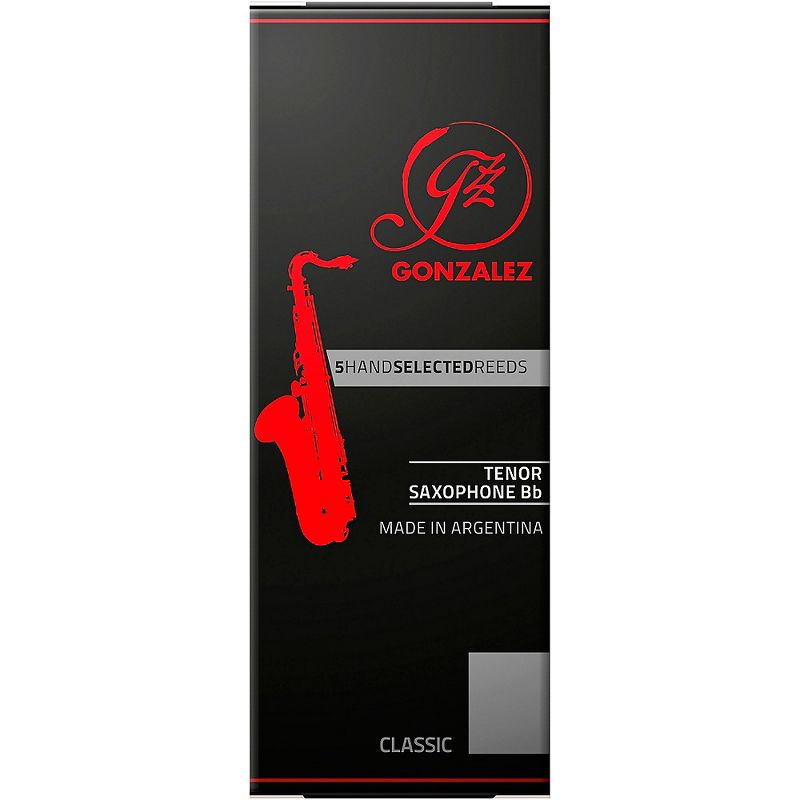 Gonzalez Classic Tenor Saxophone Reeds Box of 5, 2 of 4