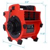 Blower Fan 3 Speed Heavy-Duty Floor and Carpet Dryer Carpet Floor Drying Blower Fan with Overload Protection Powerful Air Circulation Workforce Blower - 2 of 4