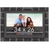 PosterPalooza | 34x26 Wide Bamboo Picture Frame, UV Acrylic, 4 Finishes - Brown, Black, Silver, and Natural - 2 of 4