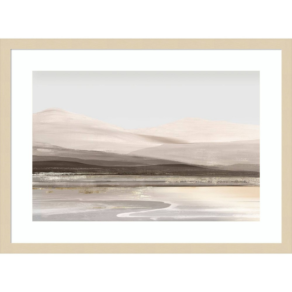 Photos - Wallpaper Amanti Art 25"x19" Mountain Peak by Allison Pearce Wood Framed Wall Art Pr