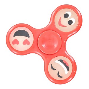 Majestic Sports And Entertainment Emoji Smile Fidget Spinner | Red - 1 of 3