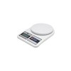 J&V TEXTILES Kitchen Food Scale for Baking and Cooking, Lightweight and Durable Design, LCD Digital Display, 8" x 6" x 1.25", White - 2 of 3
