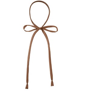 Allegra K Women's Self-tied Adjustable Solid Color Bow Tie - 1 of 4