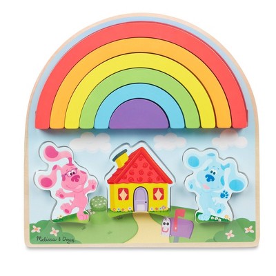 Melissa & Doug Blues Clues & You! Rainbow Stacker Puzzle