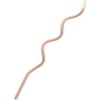 Blue Panda 48-Pack Metallic Rose Gold Swirl Curvy-shaped Long Thin Birthday Cake Candles 5-Inch - 4 of 4