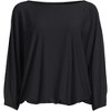 Lands' End Women's Lightweight Jersey 3/4 Sleeve Dolman Blouson Top - 3 of 3