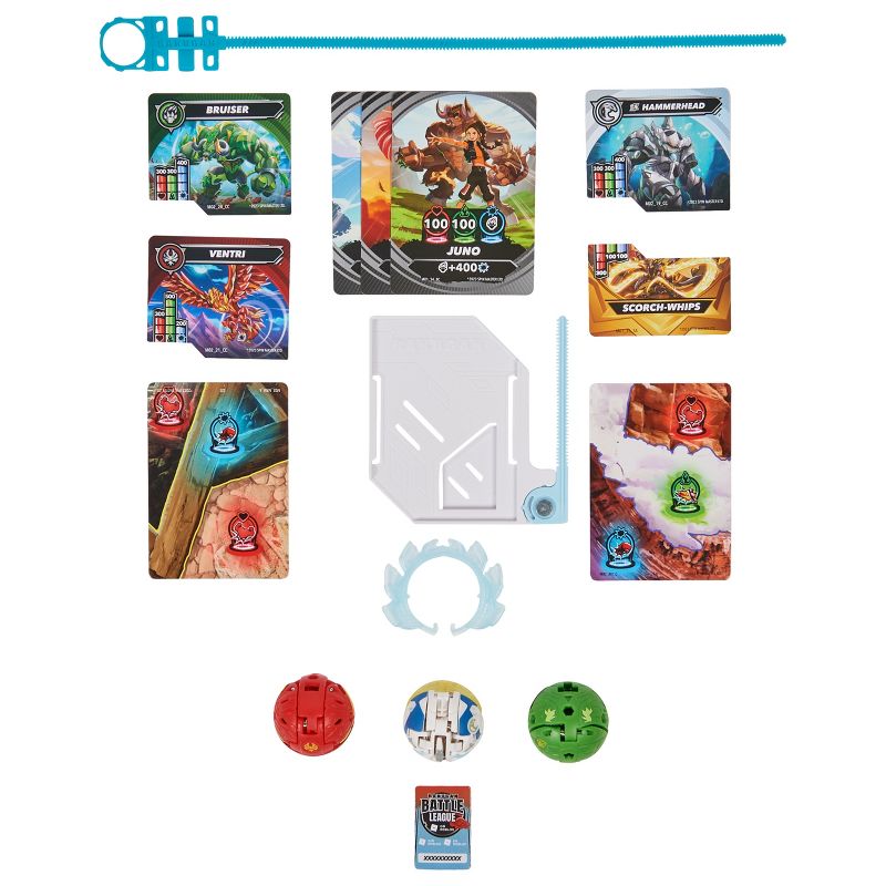 Bakugan Special Attack Hammerhead with Bruiser and Ventri Starter Pack Figures, 6 of 10