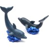 Bright Creations 2 Pack Paint Your Own Dolphin Figurine, DIY Ocean Sea Animal for Art & Craft Supplies, 3.5 x 5 inches - 3 of 4