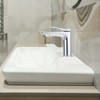 Cobbe Chrome Single Hole Bathroom Faucet, Laundry Vanity Sink Faucet with Two Hoses - 2 of 4