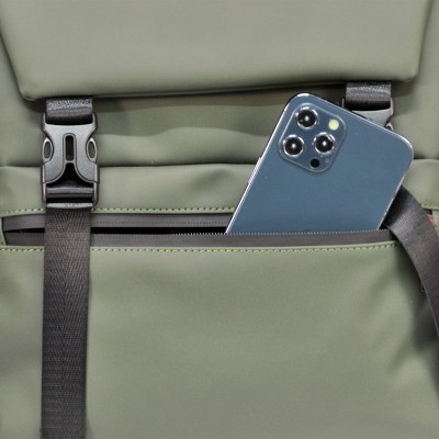 RadioShack 15.6" Laptop Backpack Olive Green, Waterproof Outdoor Bag for Men and Women, Adventure-Ready, Work, and Everyday Use 2607112 — фото 5