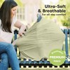 KeaBabies Car Seat Cover for Babies, Multi-Use Nursing Cover, Infant Carseat Cover, Breastfeeding Cover, Stroller Cover - 2 of 4