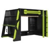 Polibi Full Size Gaming Loft Bed with Built-In Desk, RGB Light, Multi-Tier Shelving & Charging Station - 4 of 4