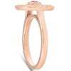 Pompeii3 1/2 Ct Diamond & Ruby Fashion Designer Ring 14k Rose Gold - 2 of 4