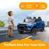 Jojoka Electric Ride on Pickup Truck for Kids, 2 Seater 24V Dual Drive Vehicle w/Remote, MP4, Bluetooth, Spring Suspension - 2 of 4