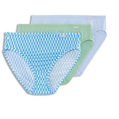 Jockey Women's Elance Bikini - 6 Pack 6 Sky Blue/quilted Prism