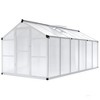 8x12 FT Greenhouse for Outdoors, Polycarbonate Greenhouse with Roof Vent - 4 of 4