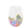 4.75 In Blue Groove Stemless Wine Glass Ettavee Izzy & Oliver Wine Glasses - 2 of 3