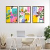 Stupell Industries Drifting Bloom Botanicals 3pc Floating Frame Art Set, Brown, 21" x 31" - 2 of 4