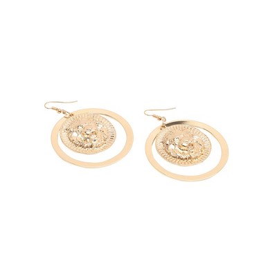 SOHI Women's California Gold Party Drop Earring