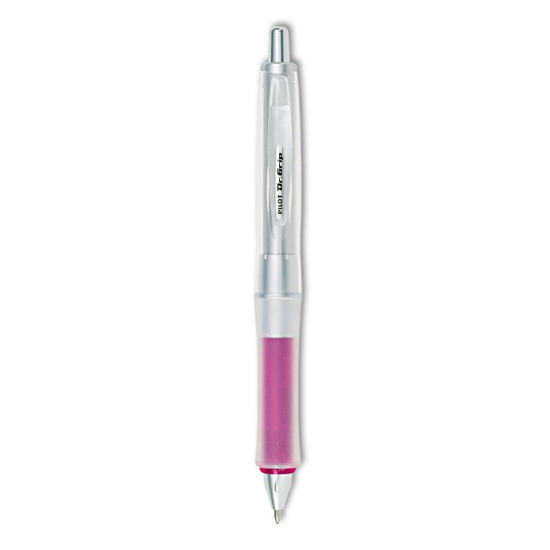 Pilot Dr. Grip Center of Gravity Retractable Ball Point Pen Pink Grip/Black Ink 1mm 36182, 1 of 5