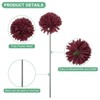 Unique Bargains Artificial Chrysanthemum Ball Flowers Silk Bouquets Real Touch 11 Inch 30 Pcs - 2 of 4