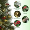 6.5ft Pre-Lit Christmas Tree, Hinged Artificial Tree with 200 Warm LED Lights - 4 of 4